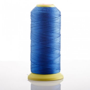 Blue Bobbin Thread, 0.3 mm Diameter, Nylon for Crafts, 500 m