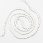 Small spinel beads (synthetic) faceted crystal beads, 2 mm diameter, on a 37 cm strand