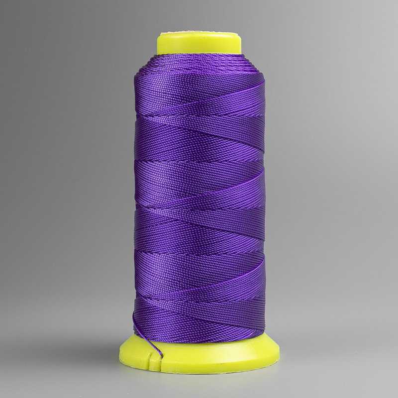 Purple nylon bobbin thread, diameter 0.3 mm, for crafts, 300 m