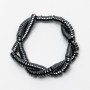 Hematite Disc Beads, 8x2 mm, 40 cm Thread Length