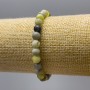 Bracelet 'Ofit' (artificial acrylic) smooth beads, 6.5 mm diameter, 18 cm length (stretch)