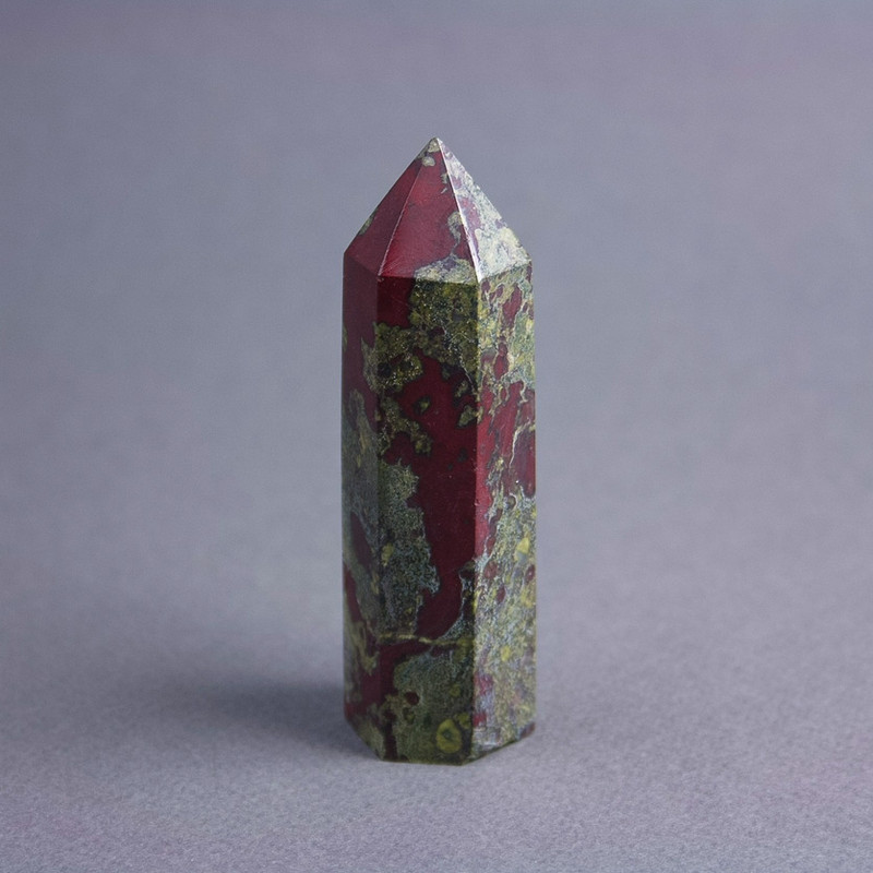 Natural Jasper 'Dragon's Blood' Souvenir Pencil (price per 100 g) weight from 100 g