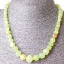 Onyx Bead Necklace, Graduated 6–14 mm, 47 cm