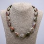 Picasso Jasper Necklace, oval 25×18 mm, length 45 cm +