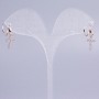Kaf Xuping 18K Gold Plating with White Crystals Cross, Length 20mm +