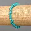Turquoise bracelet, light blue chips (single ), chip size, diameter 6x4 mm +/-, length 18 cm (stretch)