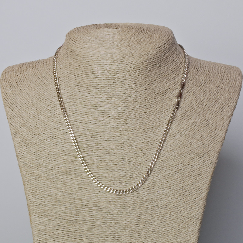 Xuping Rhodium Chain, 3.5 mm thick, 45 cm long