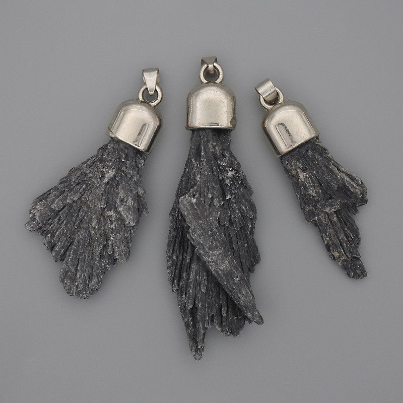 Kyanite Pendant, 50-67×16-35 mm, length 55-75 mm, assorted sizes (per piece)