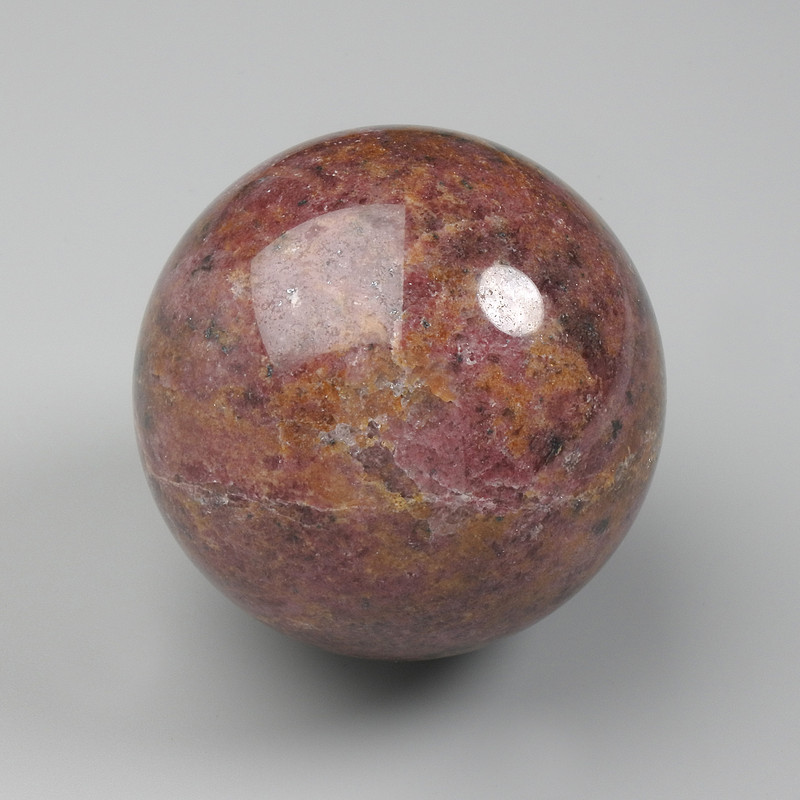 Price per 100 g Granite natural stone souvenir sphere, diameter 45–60 mm ± assorted sizes, weight from 180 g
