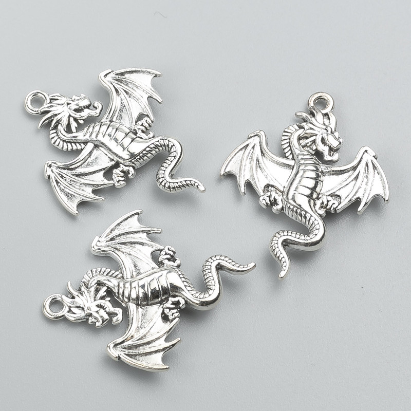 Dragon Pendant Hardware 33×26 mm, packaging 6 pcs ±